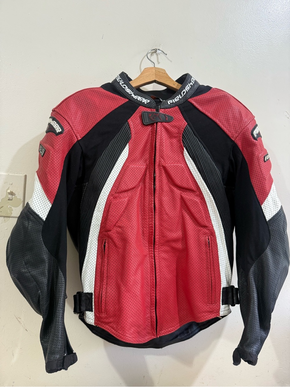 THE MOVEMENT OF MIND Riders by Lee Red & Black Performance Motorcycle Jacket